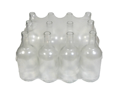 Бутылка для виски, коньяка, настоек, водки "Домашняя" 0,7 л, упаковка 12 шт.